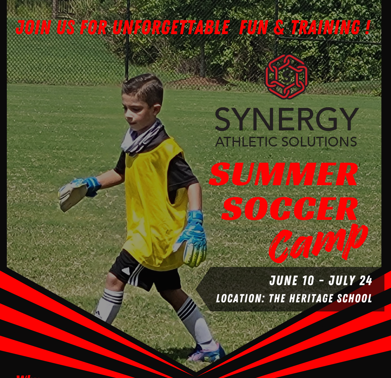 Synergy Athletic Solutions - Summer Soccer Camp - Ages 8-11